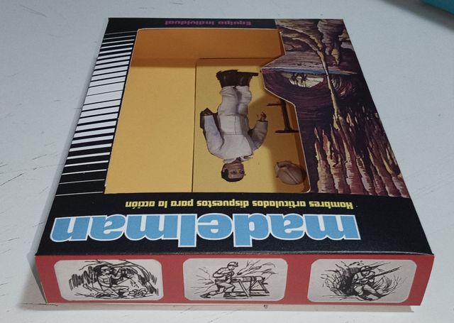 MADELMAN. Réplica caja ind. ESPELEÓLOGO de 2a