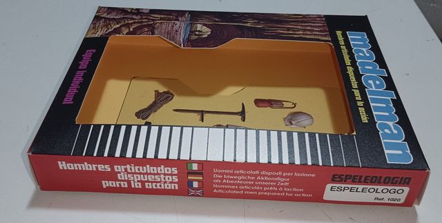 MADELMAN. Réplica caja ind. ESPELEÓLOGO de 2a