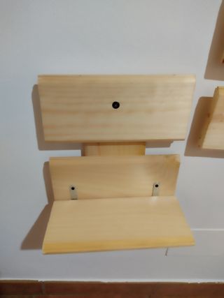 Cabecero cama madera + 2 mesillas