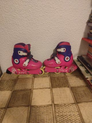 Patines Oxelo Play 3 rosa niña