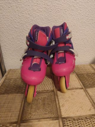 Patines Oxelo Play 3 rosa niña