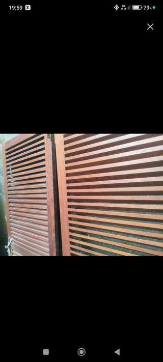 3 Puertas madera maciza