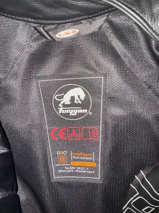 Chaqueta moto cuero Furygan