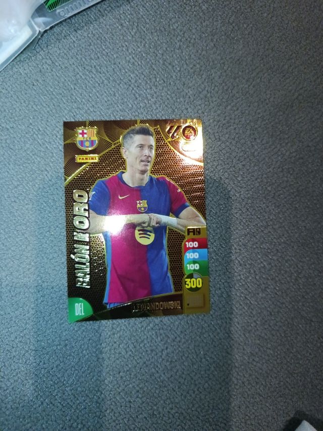 Carta Adrenalyn Lewandoski FC Barcelona