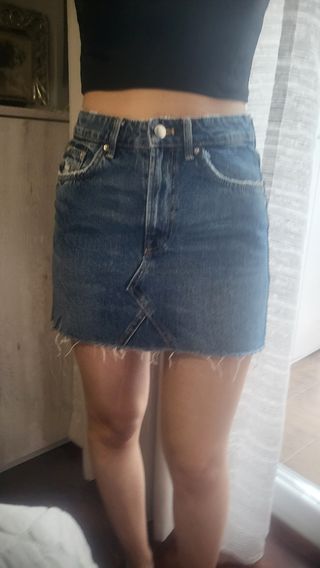 Minifalda vaquera