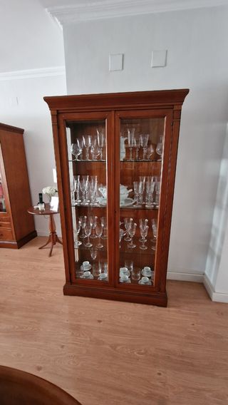 Vitrina madera maciza - Mueble salón