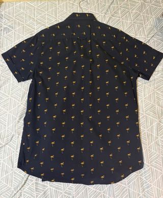 Camisa hawaiana flamencos - M