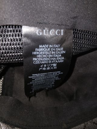 Gorra Gucci Abeja - Negra