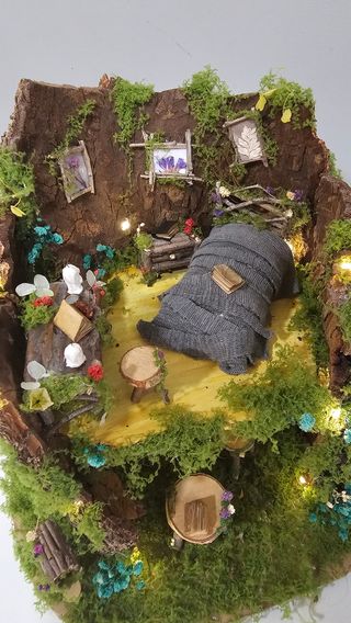 Corteccia d'albero di Casa Hadas-Leprechauns