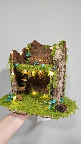 Corteccia d'albero di Casa Hadas-Leprechauns