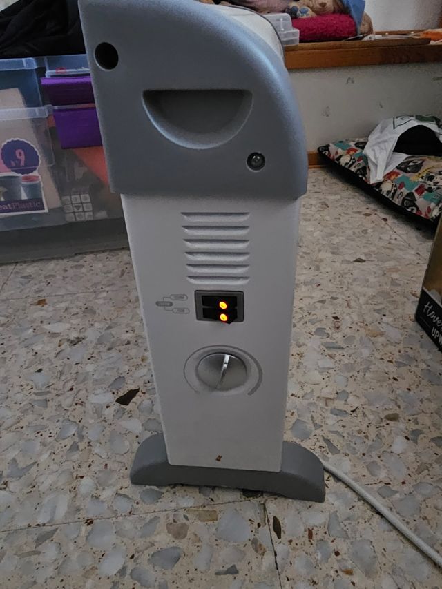 Calefactor Klindo - Gris y Blanco