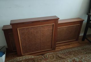 2 Cubreradiadores vintage de madera