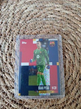 Carta Iñaki Peña Topps - FC Barcelona