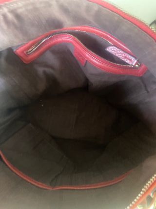 Bolso Uterqüe piel bicolor