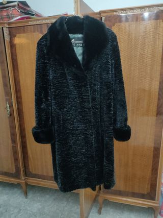 Abrigo Anton & Moda XXL negro
