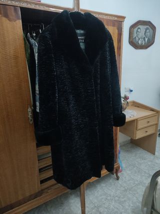 Abrigo Anton & Moda XXL negro