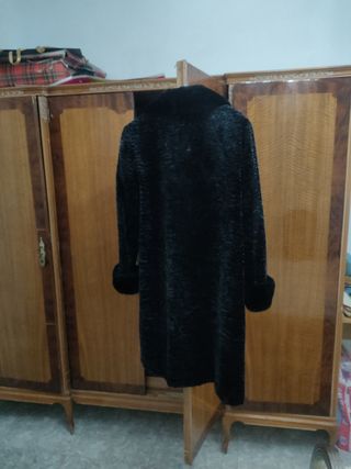Abrigo Anton & Moda XXL negro