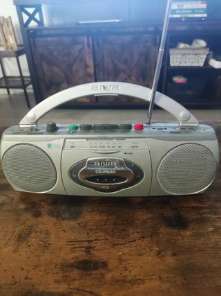 Radio Cassette Aiwa CS-P500 - Gris