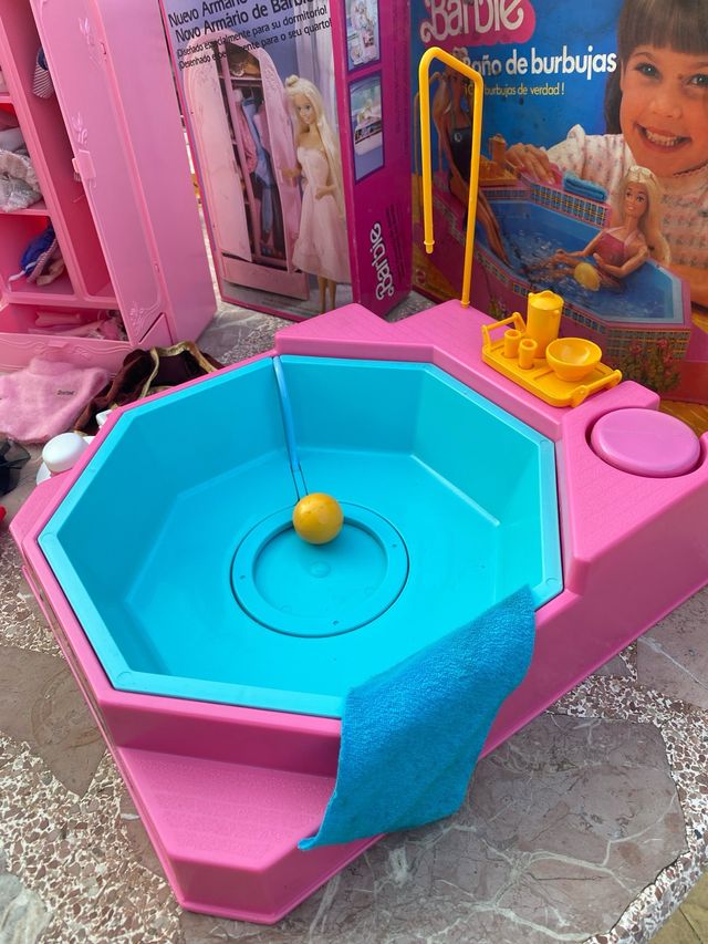 Bañera BaÃ±o De Burbujas De Barbie Set De Juego Baño De Burbujas