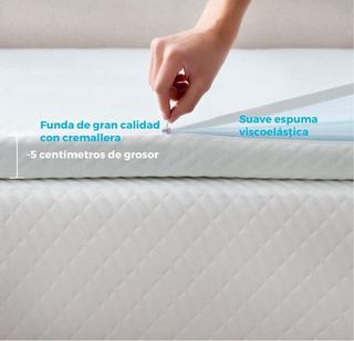 Topper Viscoelástico 180x200x5cm NUEVO!