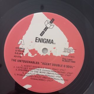 Vinilo The Untouchables - Agent 00 Soul