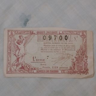 3 DECIMOS LOTERIA 1935 / 1941