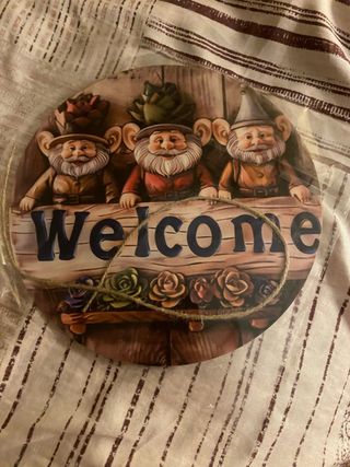 Gnomi benvenuti - Decorazione porta