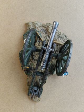 Figura cañón antiguo Maqueta Napoleónica