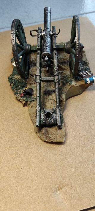 Figura cañón antiguo Maqueta Napoleónica