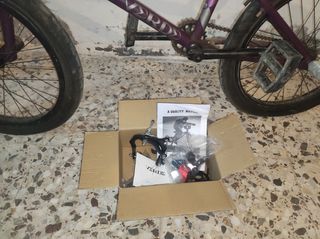 BMX Verde: Bicicleta usada