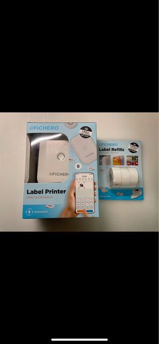 Impresora etiquetas Fichero - Blanca 6 rollos