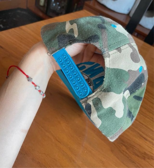 Gorra Vans camuflaje turquesa