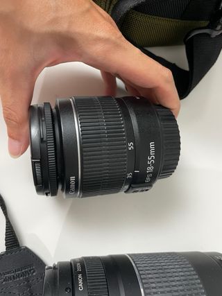 Canon EOS 1100D + 2 objetivos