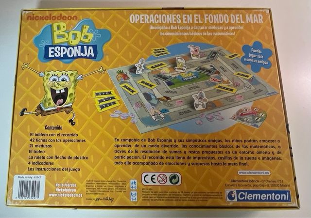 Juego Bob Esponja: Operaciones en el fondo del mar