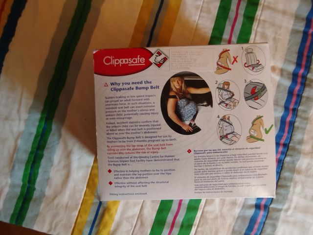 Cinturón seguridad embarazo Clippasafe