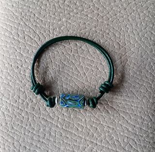 Pulsera Murano: Verde & Azul