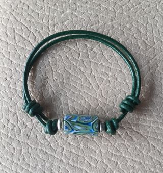 Pulsera Murano: Verde & Azul