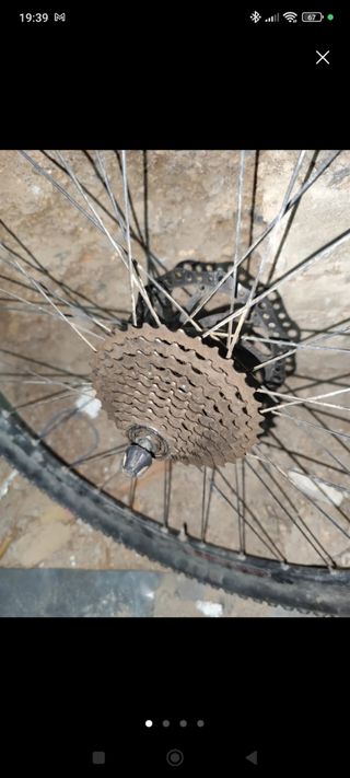 Rueda bici montaña 29" usada