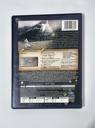 DVD El Señor de los Anillos: El Retorno del Rey