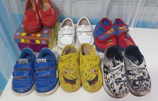 Pack zapatos niño 22 usados