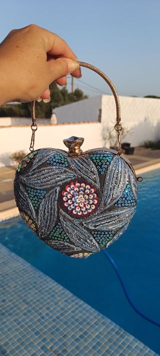 Bolso corazón 💙 multicolor