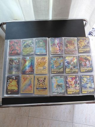 419 Cartas Pokémon y album
