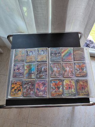 419 Cartas Pokémon y album
