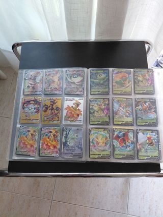 419 Cartas Pokémon y album
