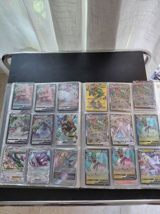 419 Cartas Pokémon y album
