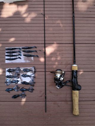 Caña Pesca Rock Fishing y Trucha Estado Impecable.