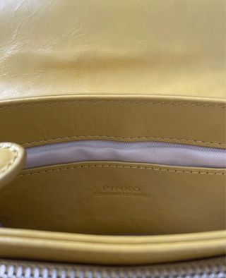 Bolso Pinko amarillo acolchado – Como nuevo – Con