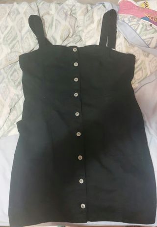 Vestido vaquero negro H&M