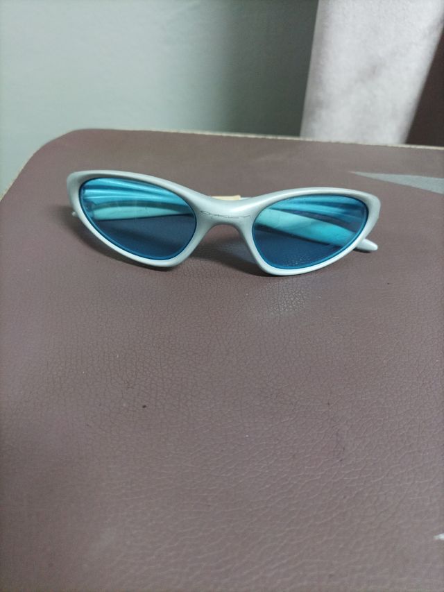 Gafas Oakley vintage azul plata