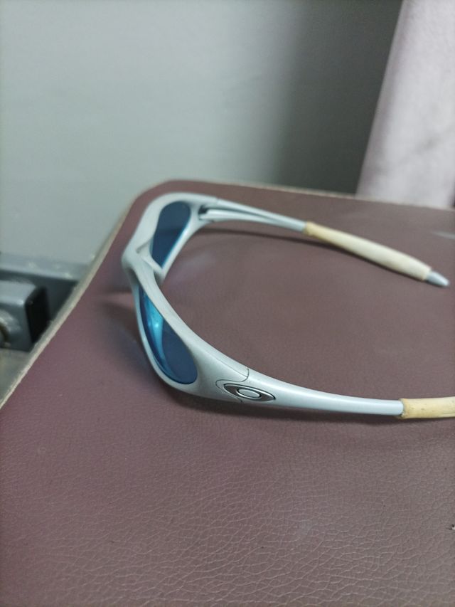 Gafas Oakley vintage azul plata